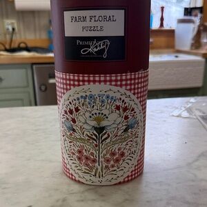 Primitives by Kathy Red and Blue Floral Puzzle